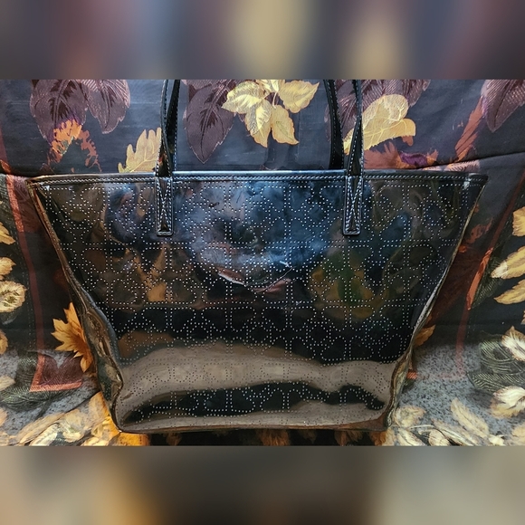 New Kate Spade New York Black Small Harmony Metro Spade Bag purse tote - Picture 7 of 13